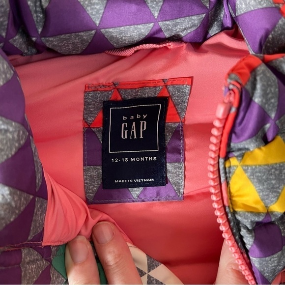 BABY GIRL Puffer Printed Jacket and Vest Set - Picture 7 of 8